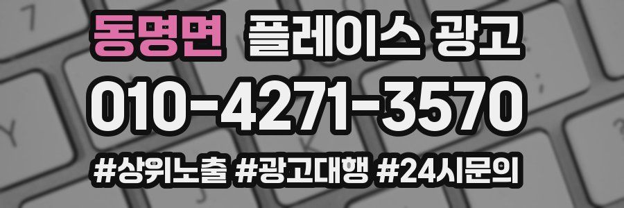 동명면 플레이스 광고