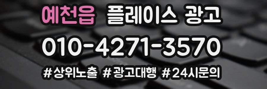 예천읍 플레이스 광고