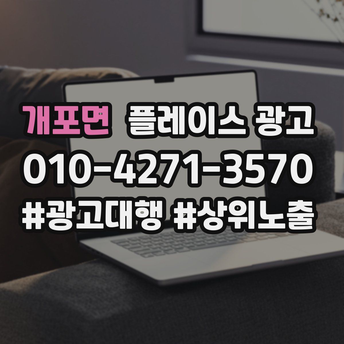 개포면 플레이스 광고