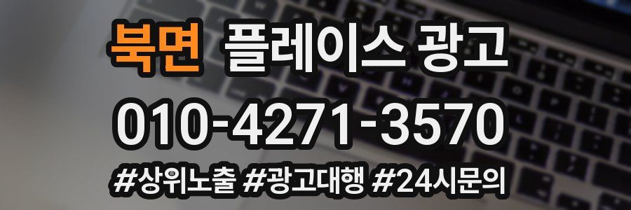 북면 플레이스 광고