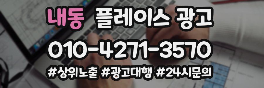 내동 플레이스 광고