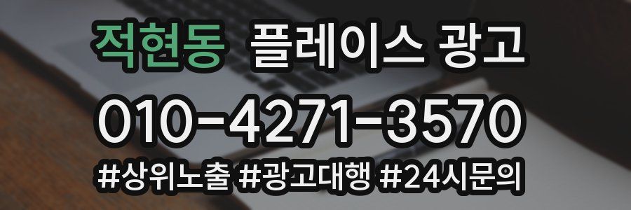 적현동 플레이스 광고