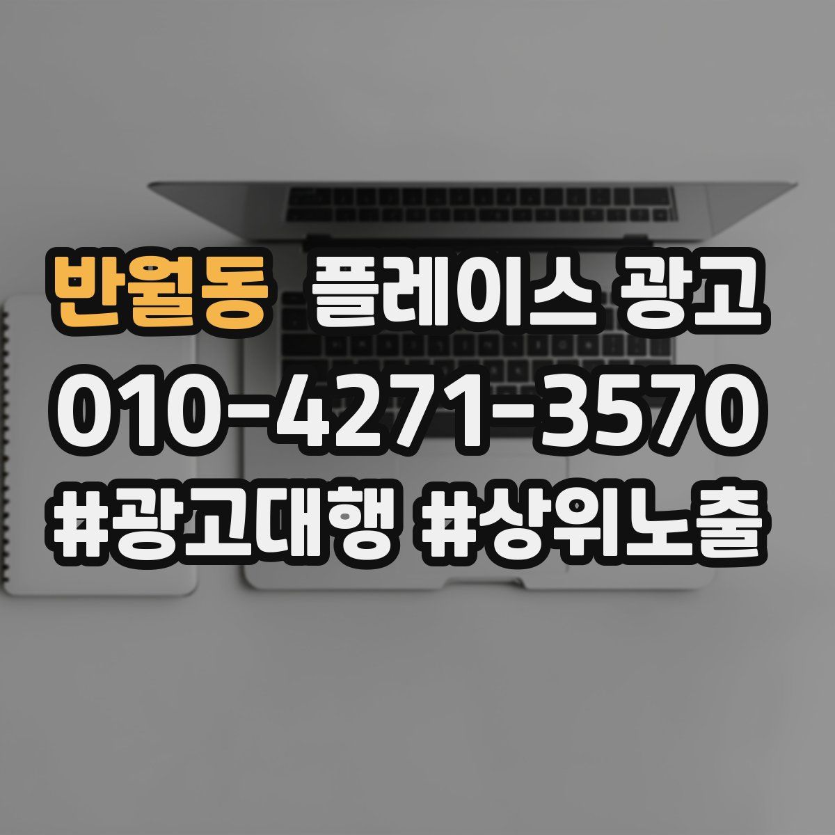 반월동 플레이스 광고