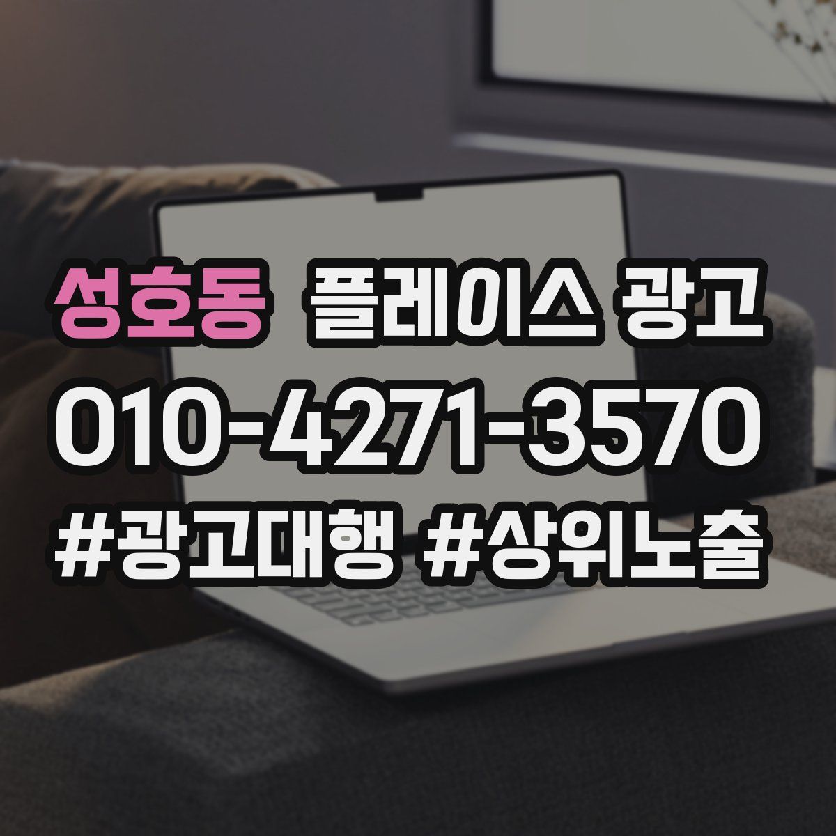 성호동 플레이스 광고