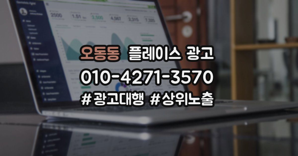 오동동 플레이스 광고