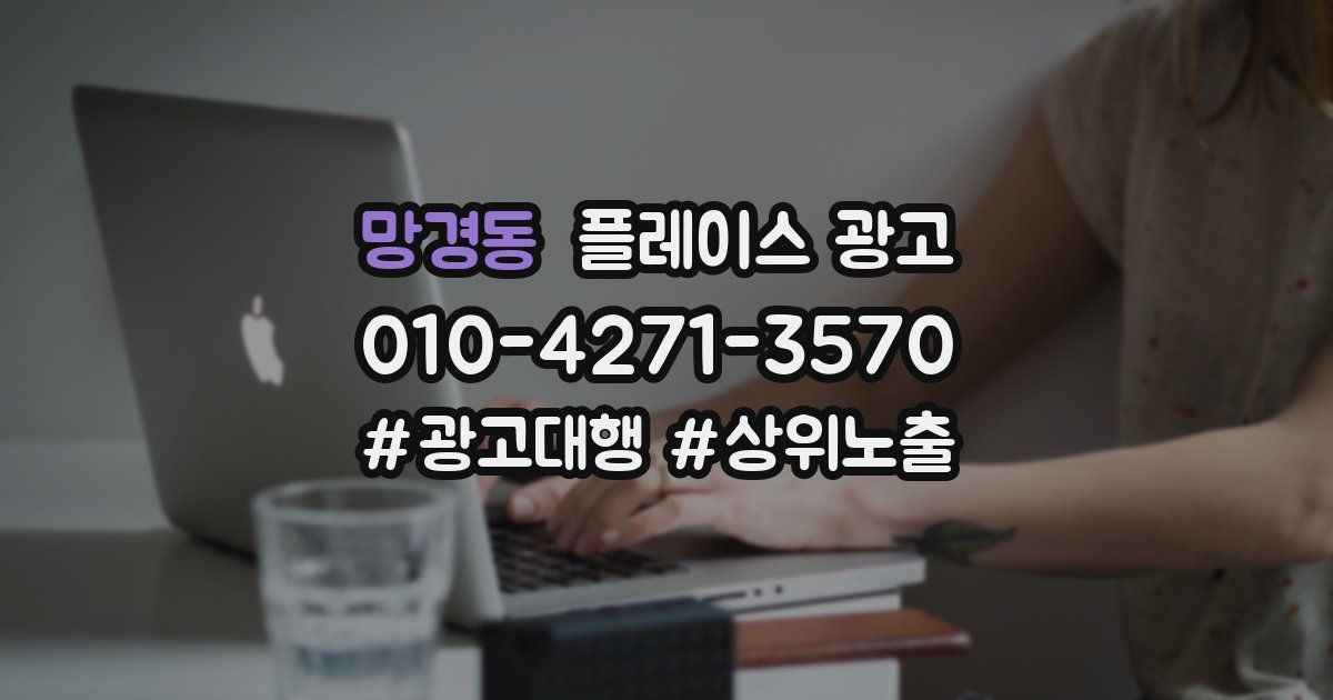 망경동 플레이스 광고