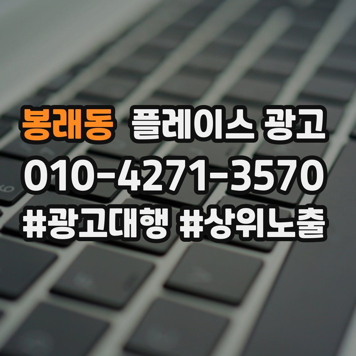 봉래동 플레이스 광고