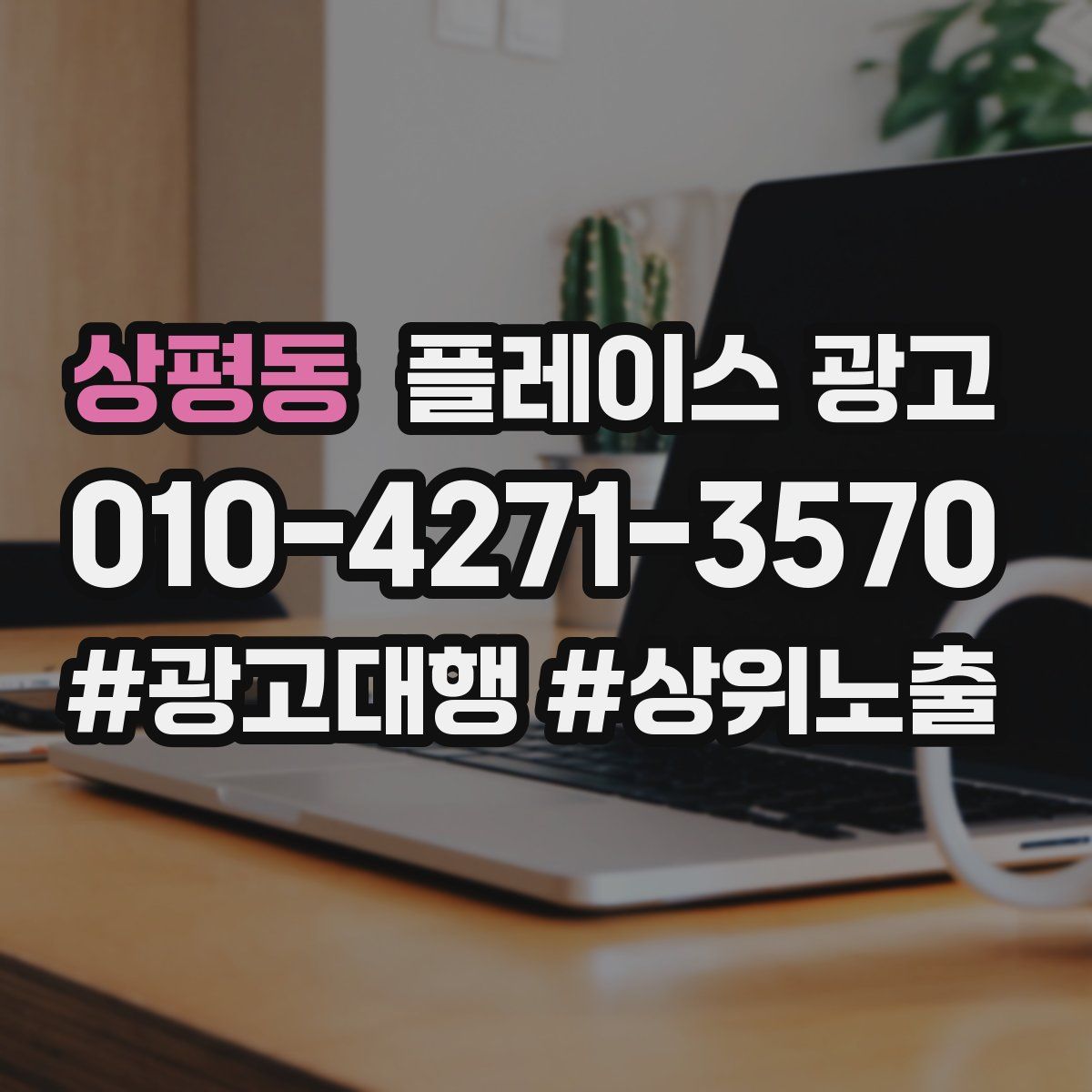 상평동 플레이스 광고