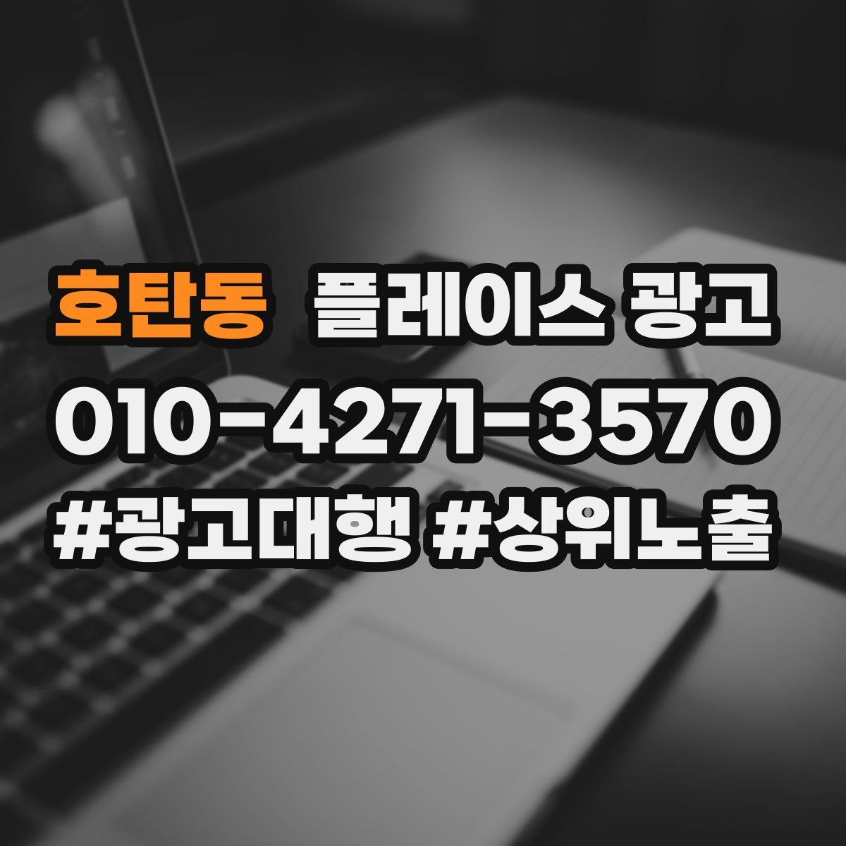 호탄동 플레이스 광고