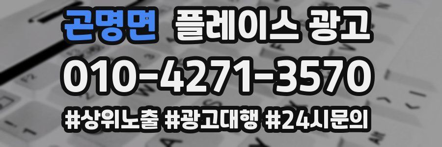 곤명면 플레이스 광고