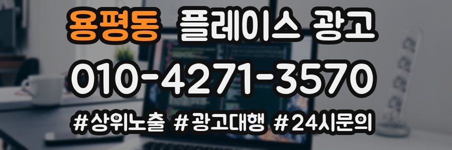 용평동 플레이스 광고