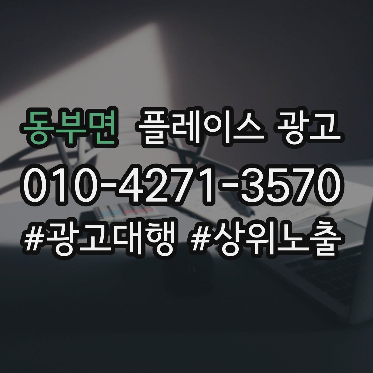 동부면 플레이스 광고