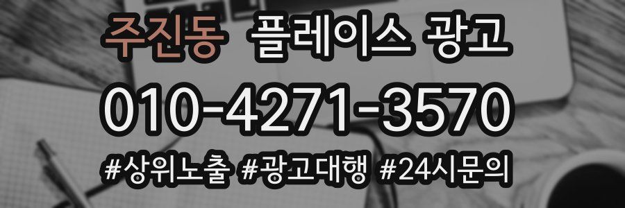 주진동 플레이스 광고