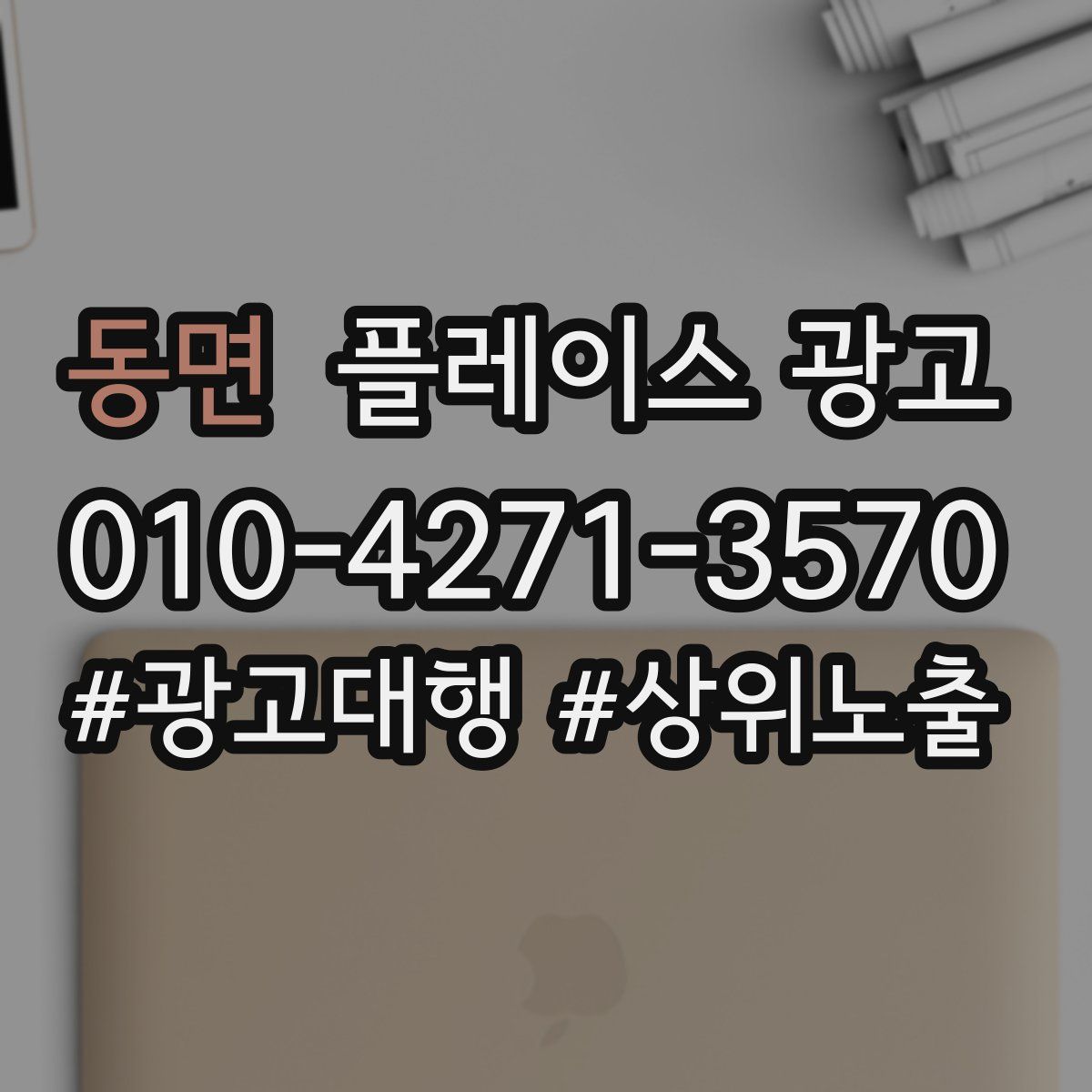 동면 플레이스 광고