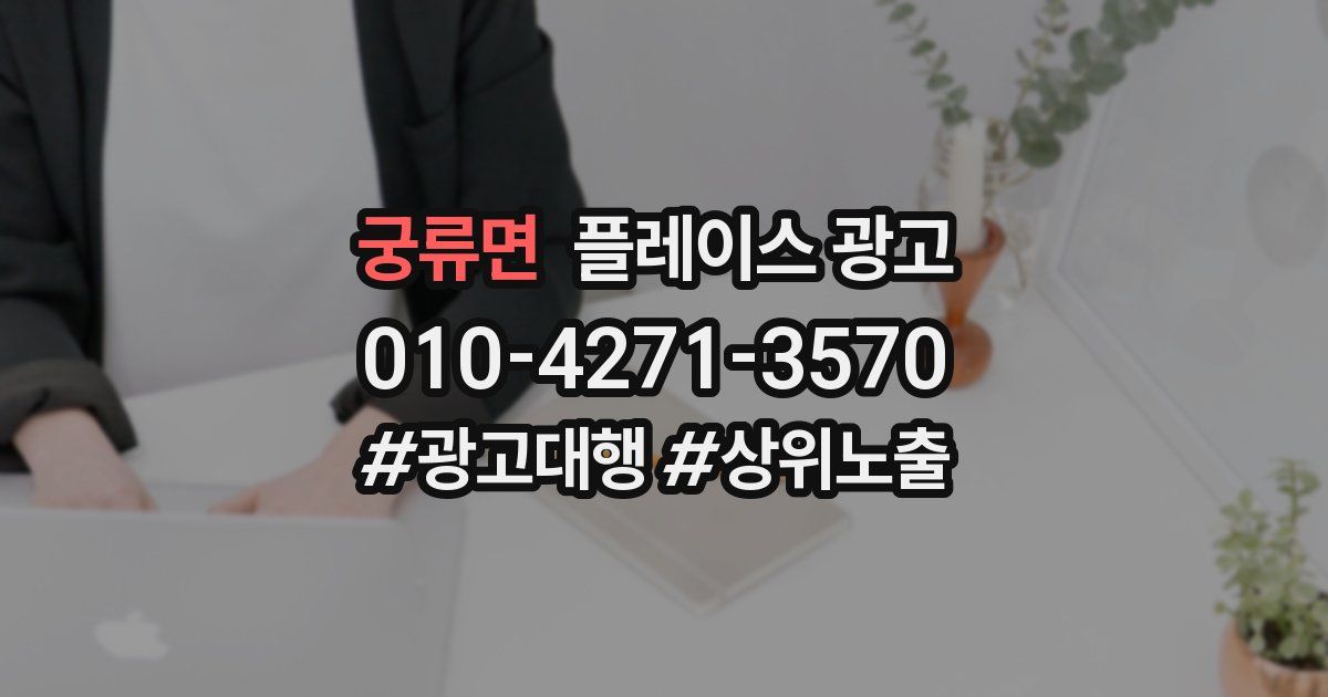 궁류면 플레이스 광고