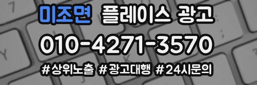 미조면 플레이스 광고