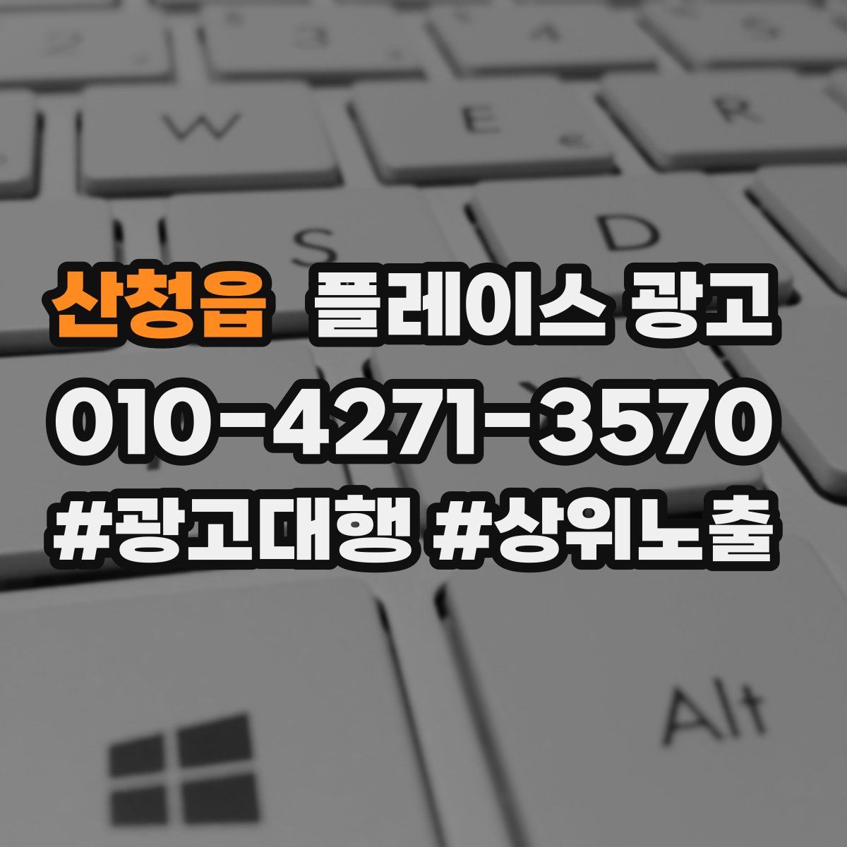 산청읍 플레이스 광고