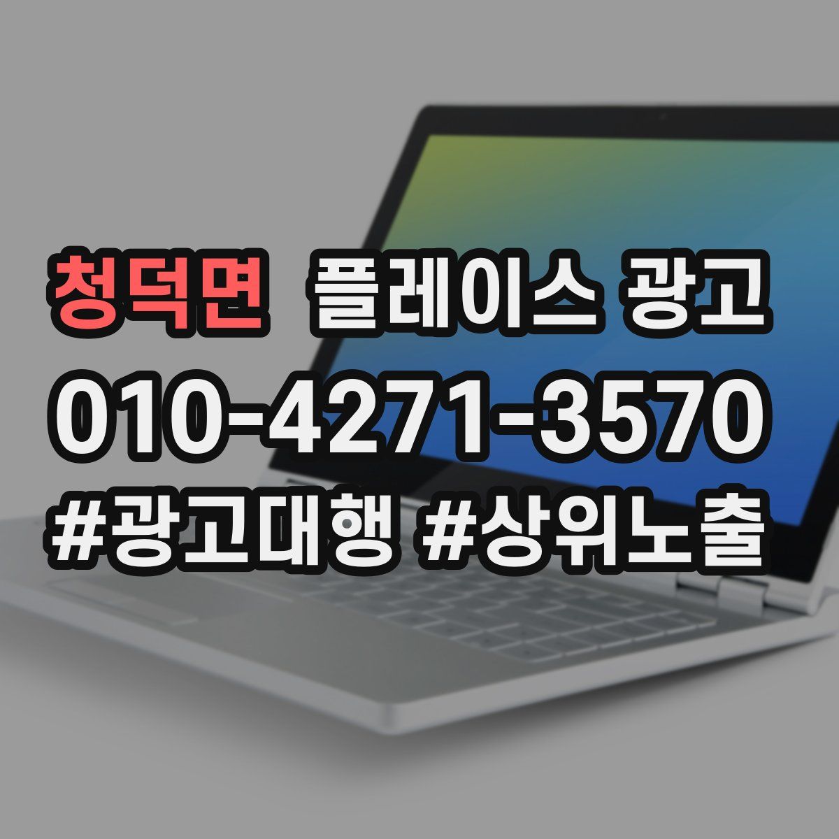 청덕면 플레이스 광고