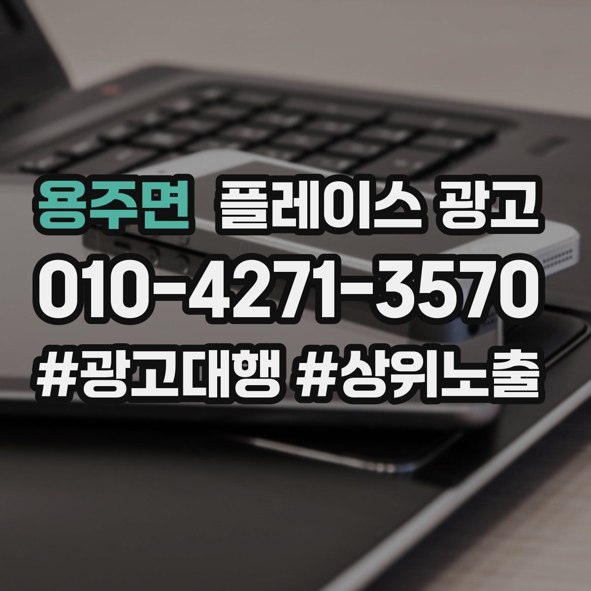 용주면 플레이스 광고
