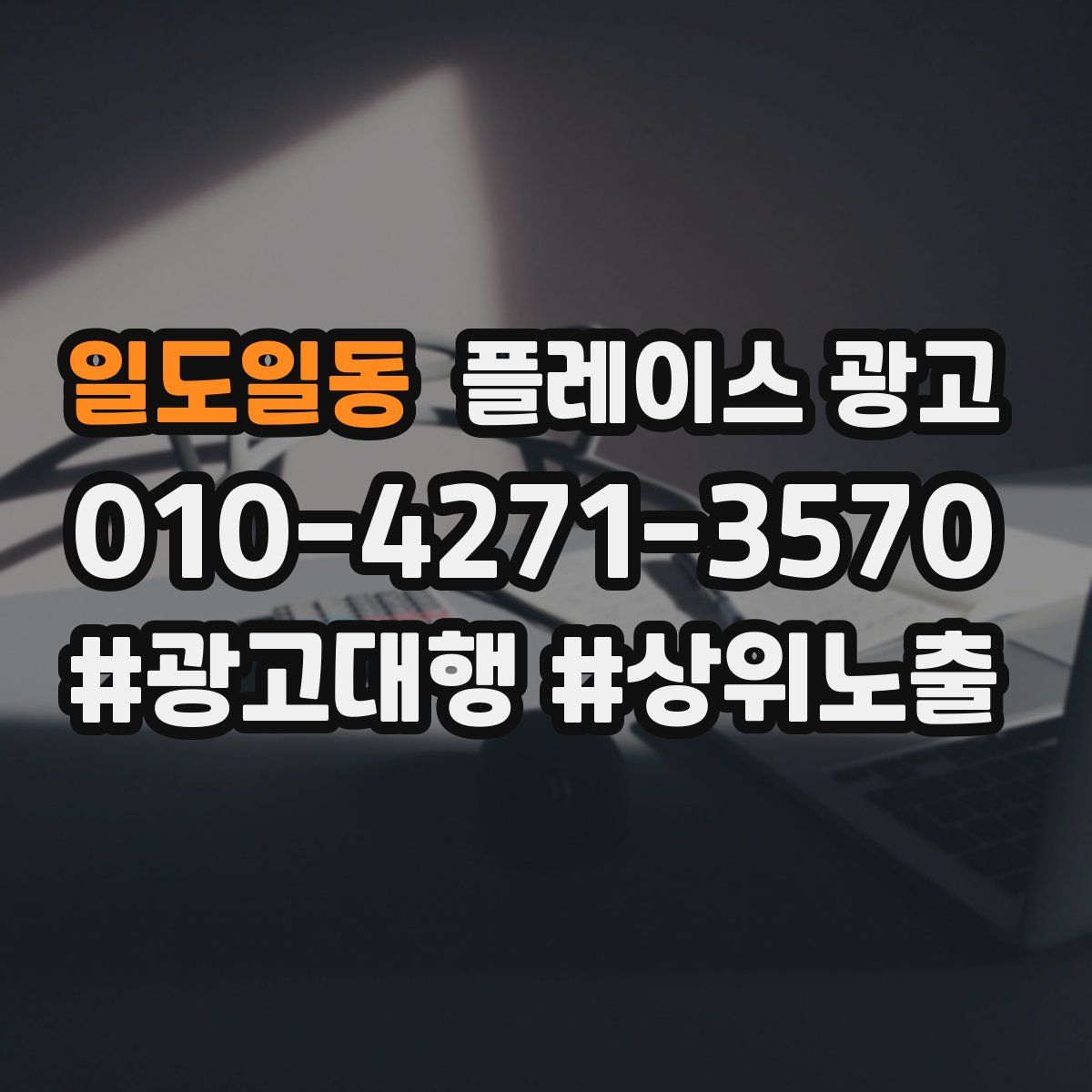 일도일동 플레이스 광고