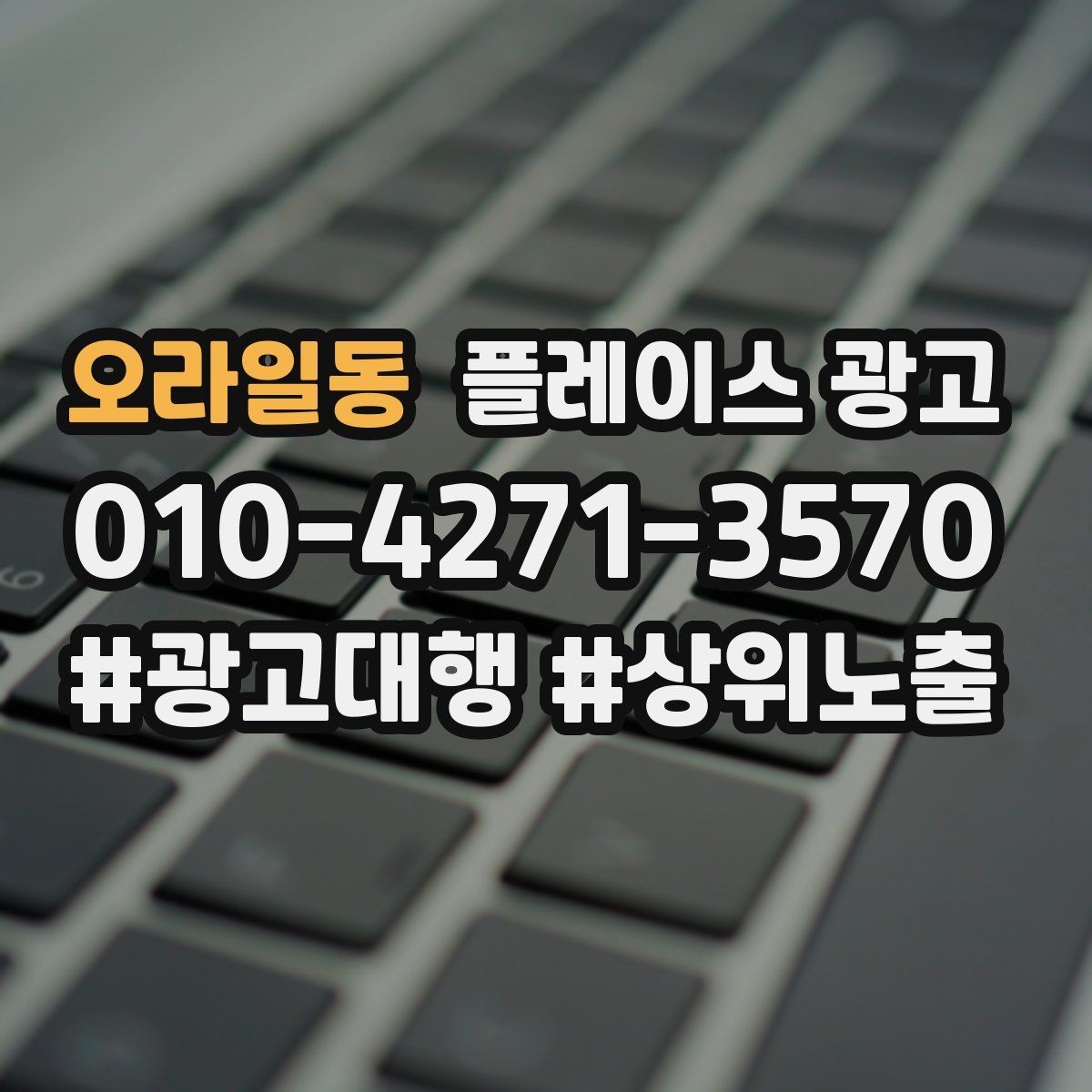 오라일동 플레이스 광고 목표를 전화로 잡을 때 생기는 장단점