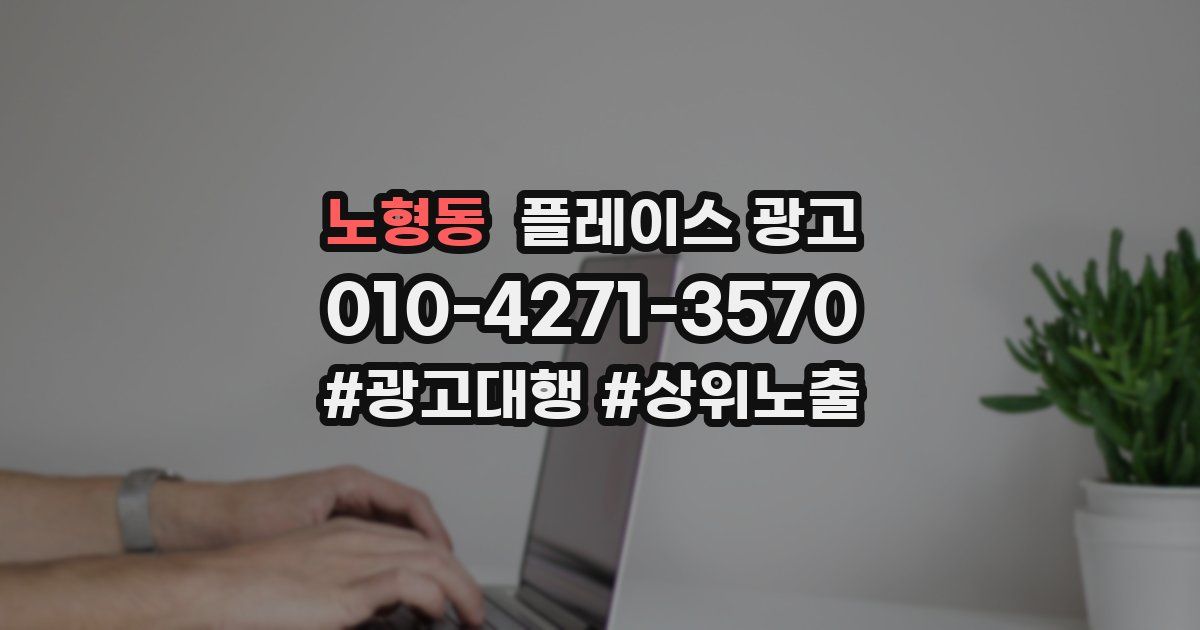 노형동 플레이스 광고