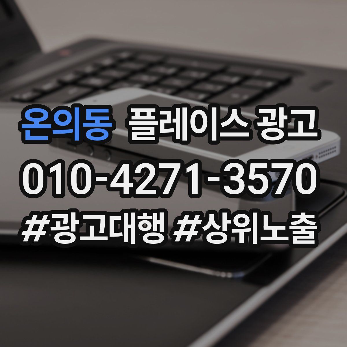 온의동 플레이스 광고