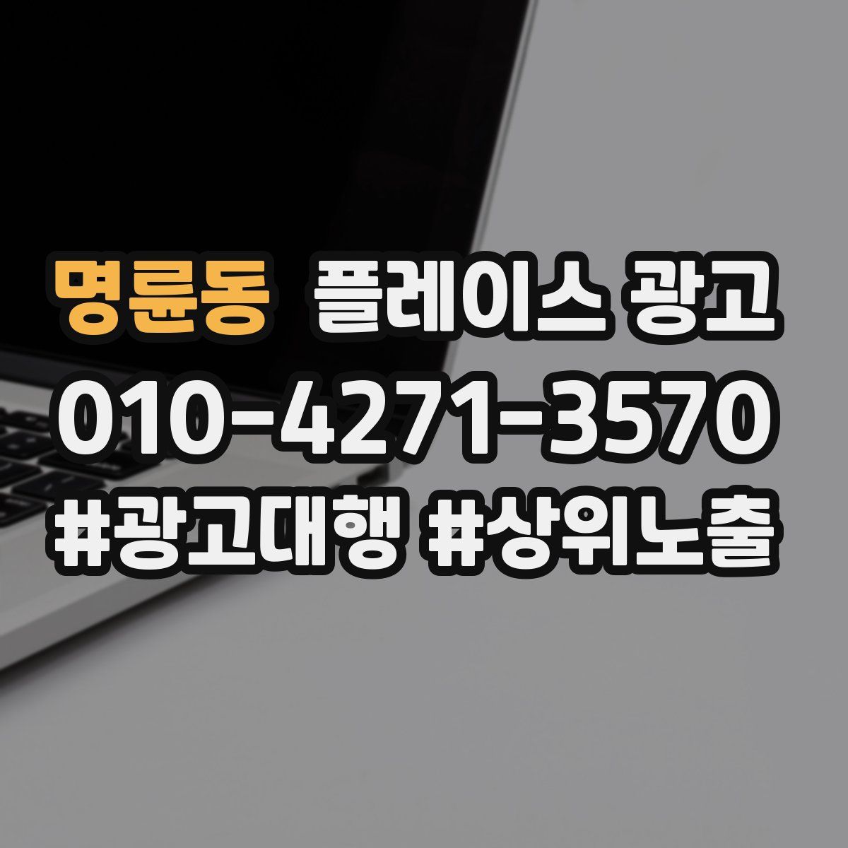 명륜동 플레이스 광고