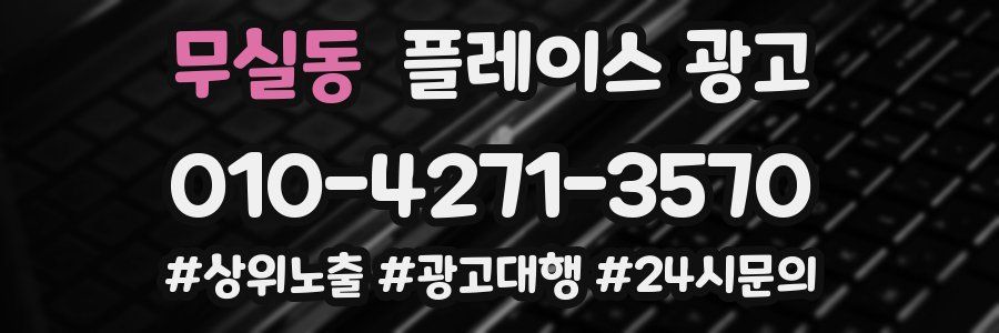 무실동 플레이스 광고