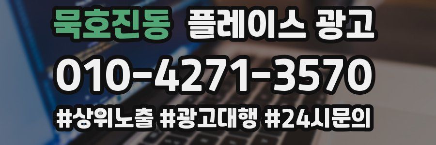묵호진동 플레이스 광고