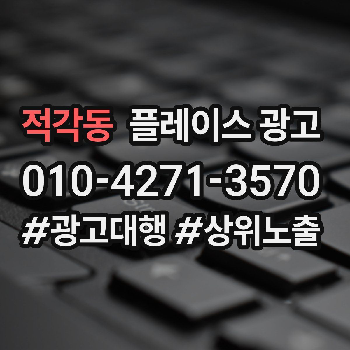 적각동 플레이스 광고
