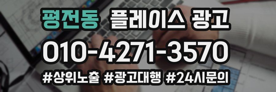 평전동 플레이스 광고