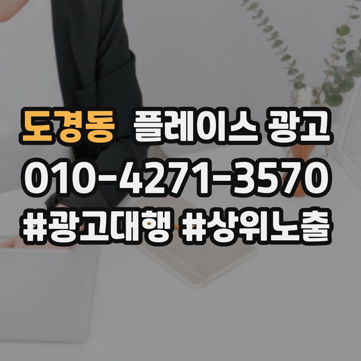 도경동 플레이스 광고