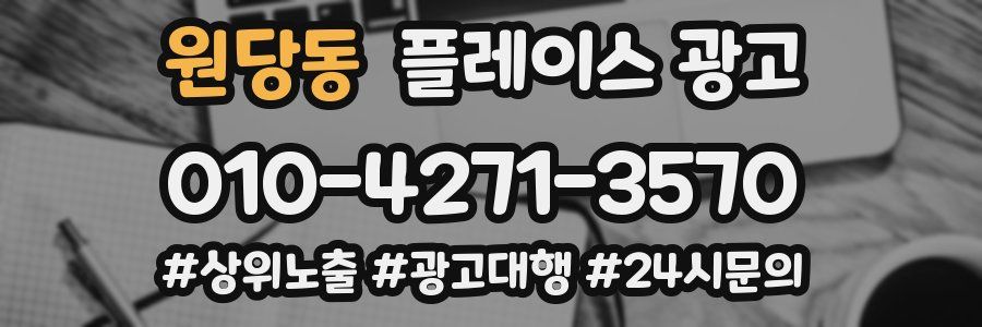 원당동 플레이스 광고