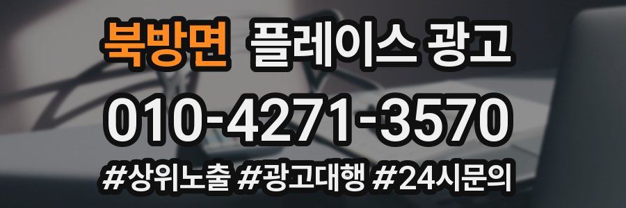 북방면 플레이스 광고