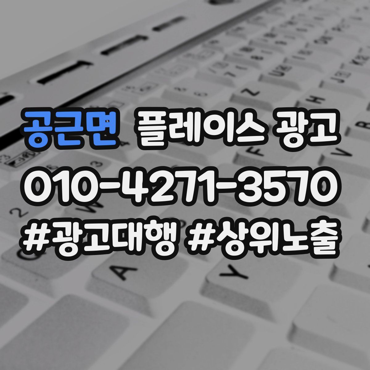 공근면 플레이스 광고