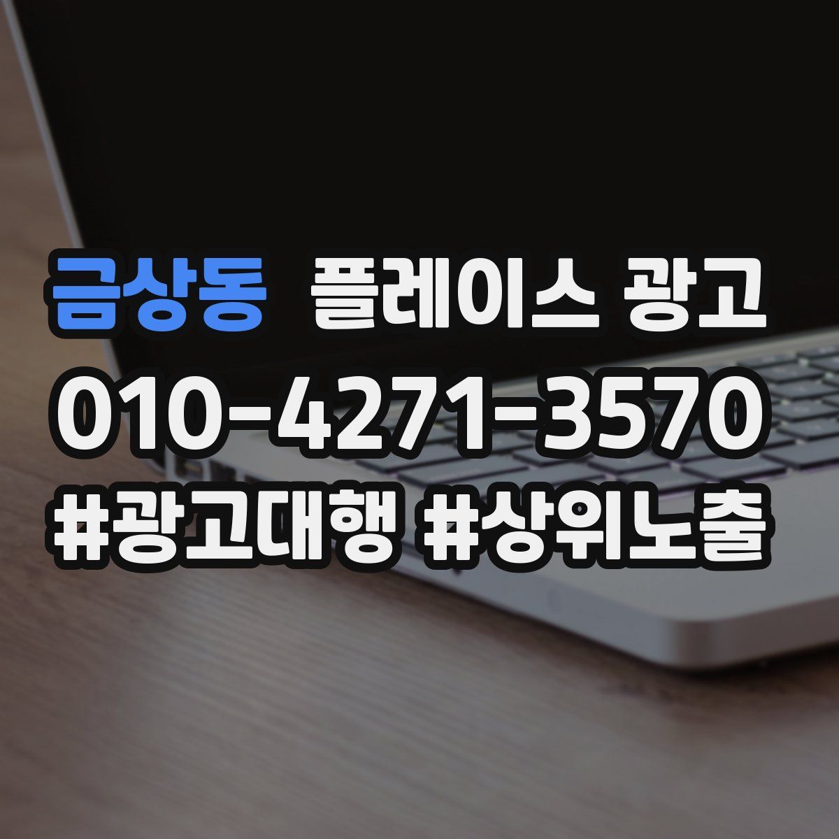 금상동 플레이스 광고