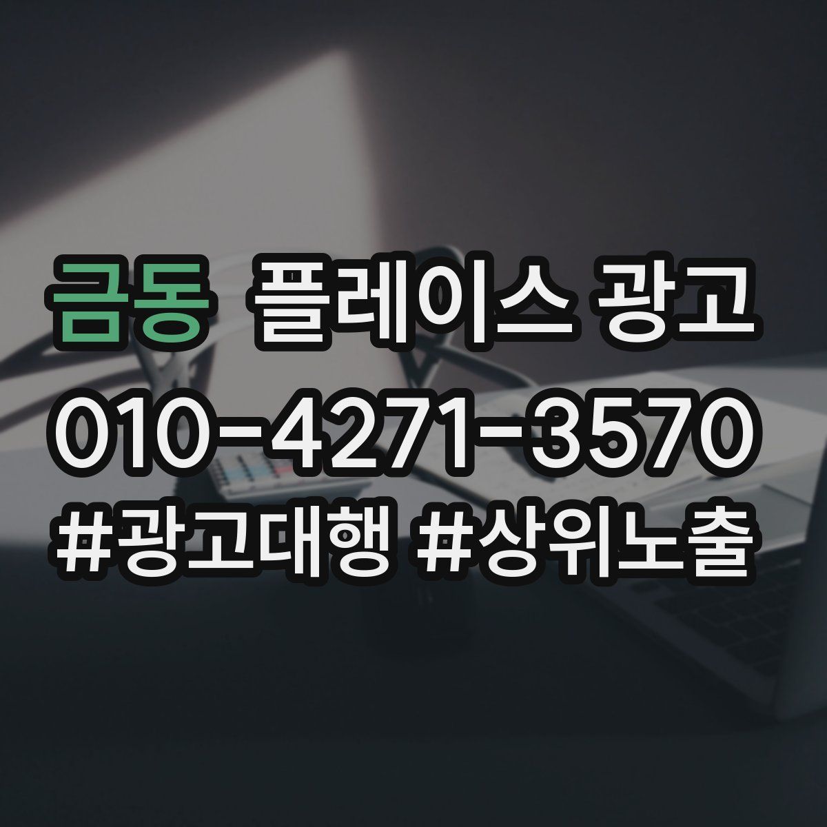 금동 플레이스 광고