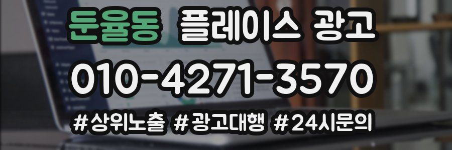 둔율동 플레이스 광고