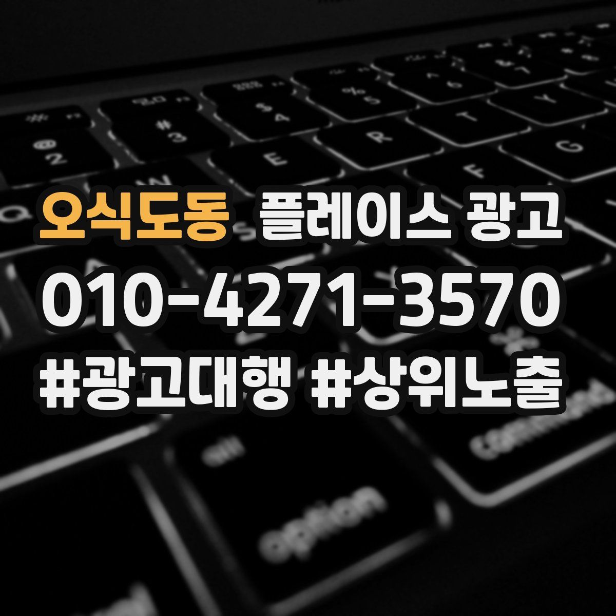 오식도동 플레이스 광고