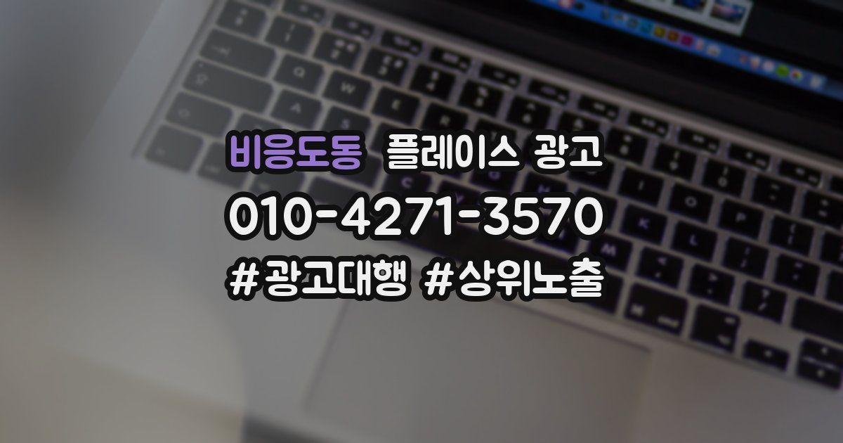 비응도동 플레이스 광고