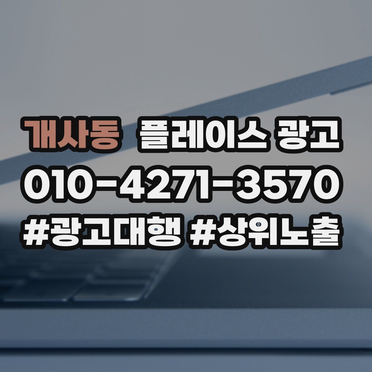 개사동 플레이스 광고