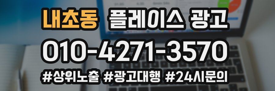 내초동 플레이스 광고