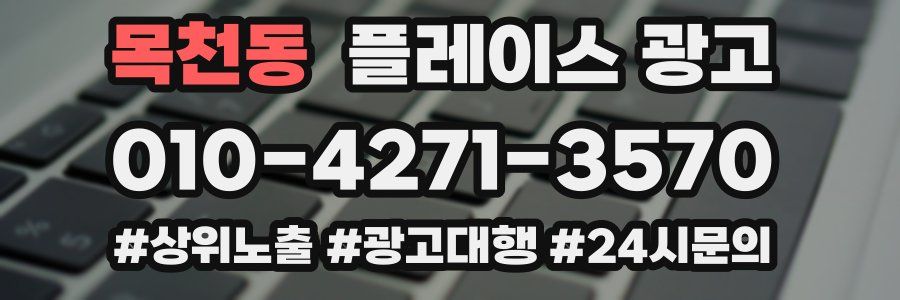 목천동 플레이스 광고