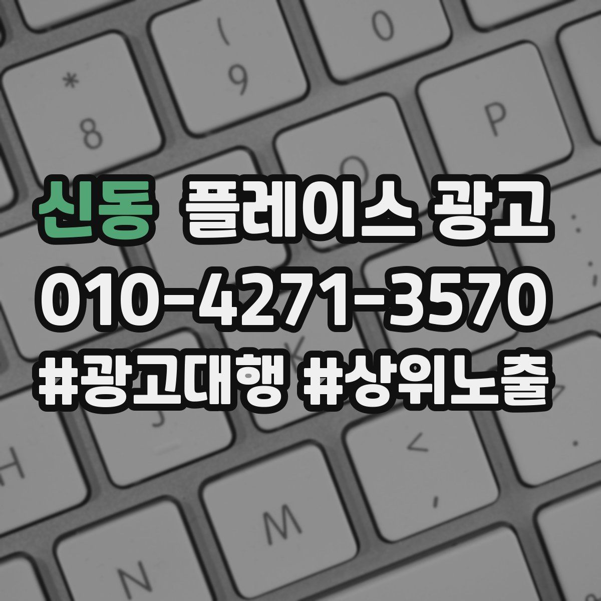 신동 플레이스 광고