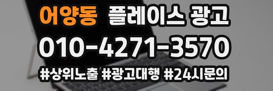 어양동 플레이스 광고