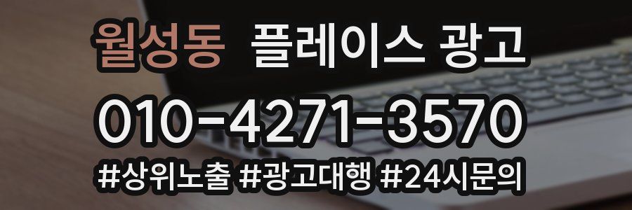 월성동 플레이스 광고