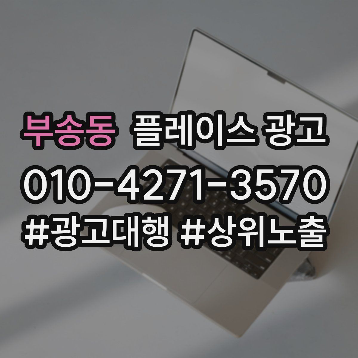 부송동 플레이스 광고