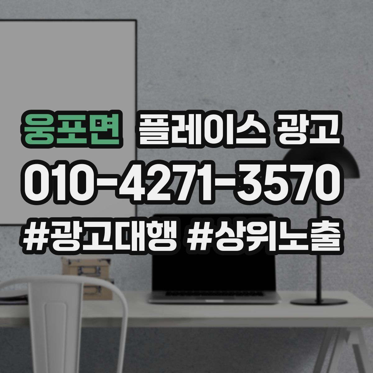 웅포면 플레이스 광고