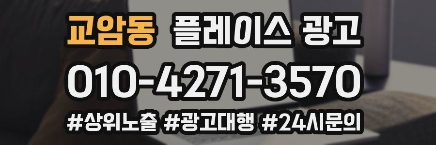 교암동 플레이스 광고
